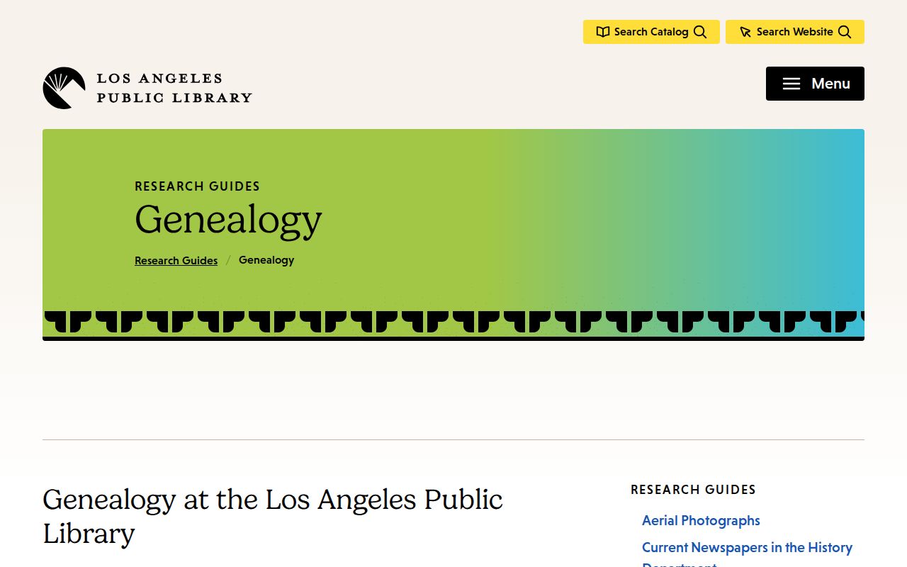 Rosemead city directory LAPL genealogy search resources
