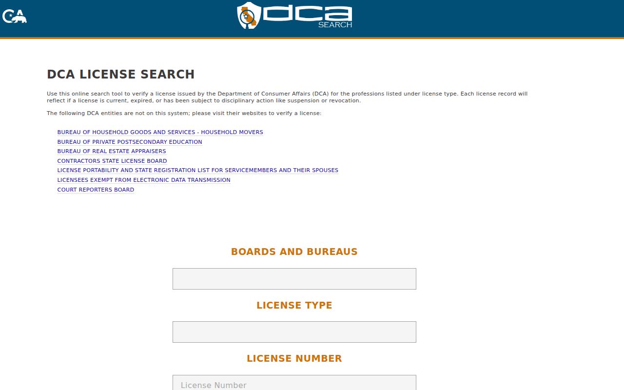Rosemead ZIP code directory California license search